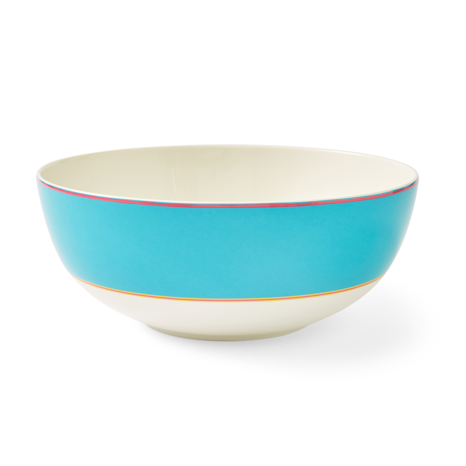 Calypso Turquoise Serving Bowl image number null